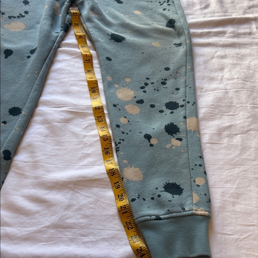 Abercrombie Kids Blue Splatter Sweatpants - Picture 6 of 7